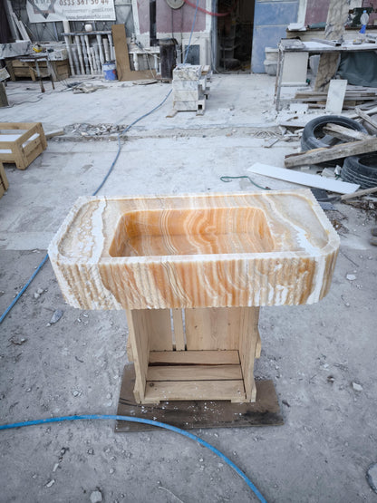 Onyx Marble Sink