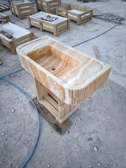 Onyx Marble Sink