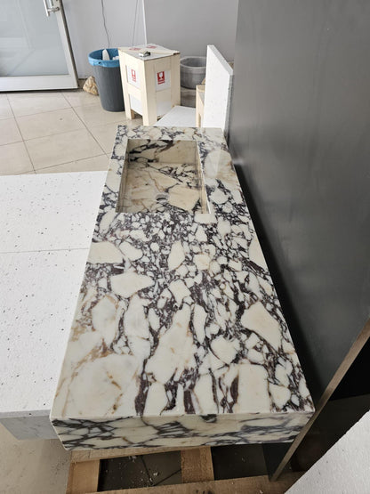 Calacatta Marble Sink for Bathroom