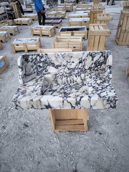 Calacatta Viola Marble Sink