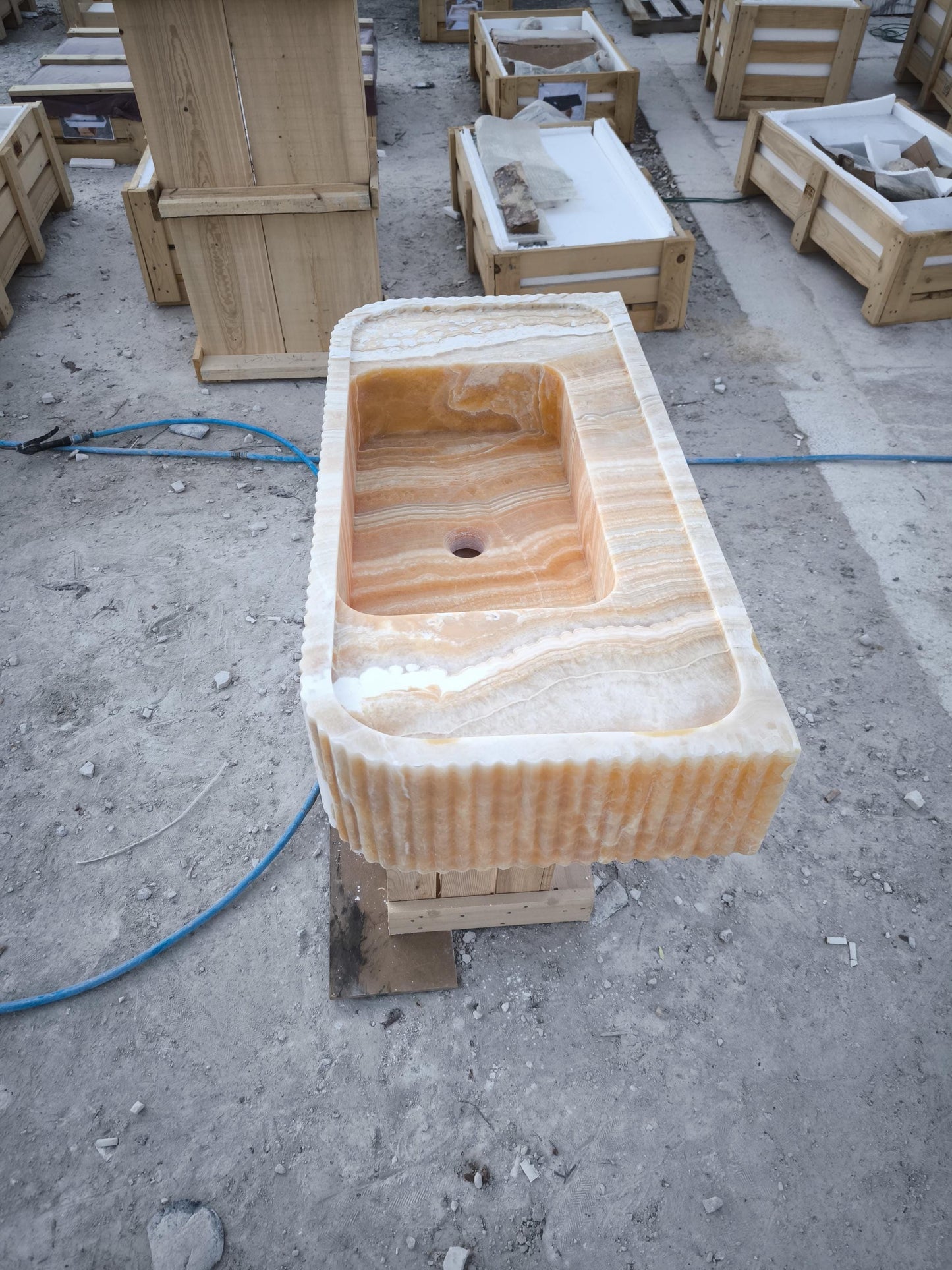 Onyx Marble Sink