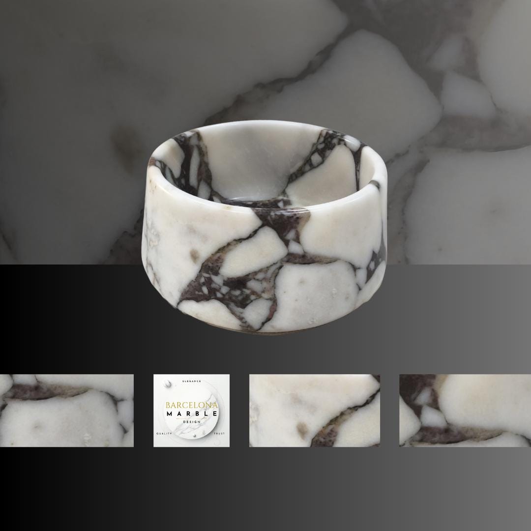 Calacatta Viola Round Sink