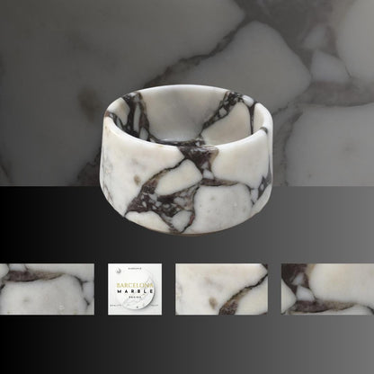 Calacatta Viola Round Sink