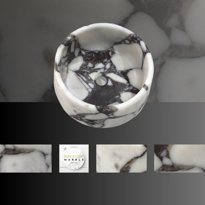 Calacatta Viola Round Sink