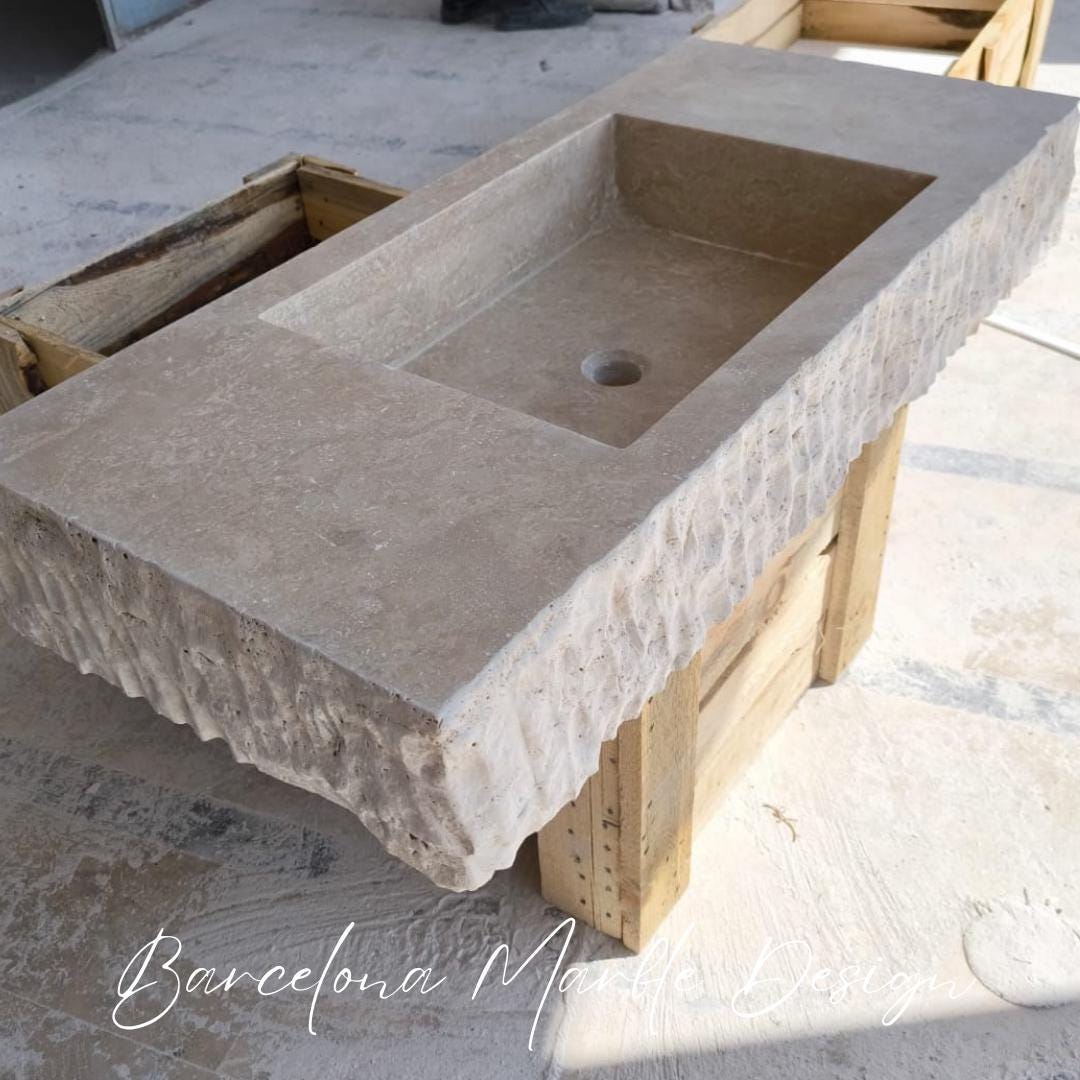 Travertine Marble Sink