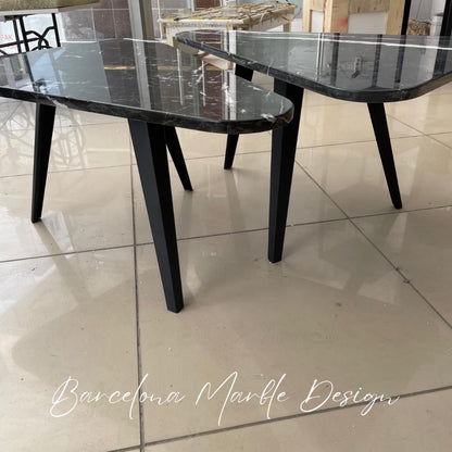 Black Marquina Marble Coffee Table