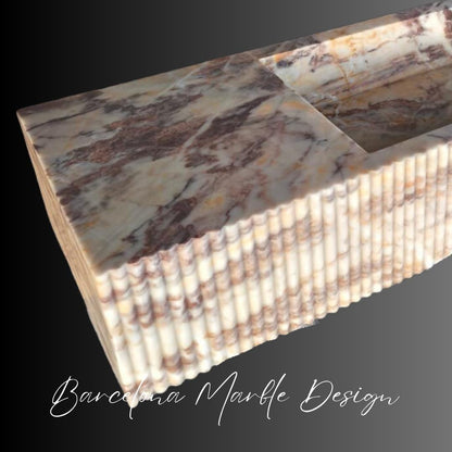 Calacatta Pink Marble Sink