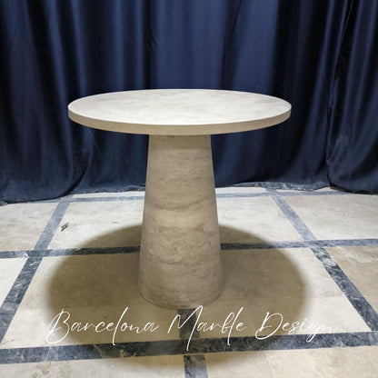 Travertine Plinth Coffee Table