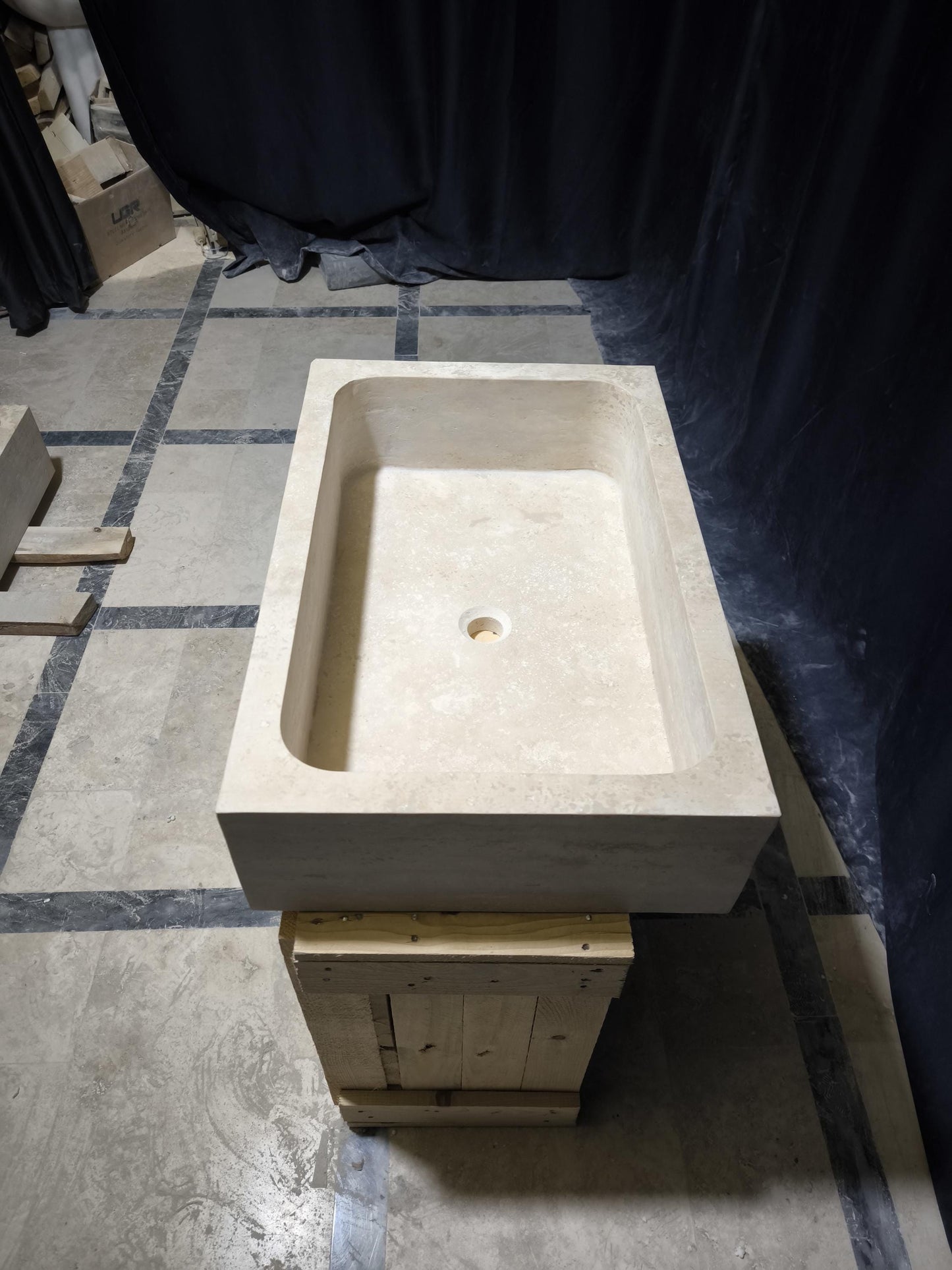 Travertine Sink