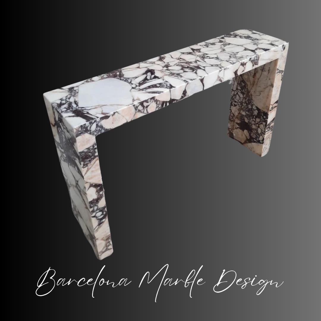 Calacatta Viola Marble Console Table