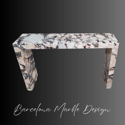 Calacatta Viola Marble Console Table