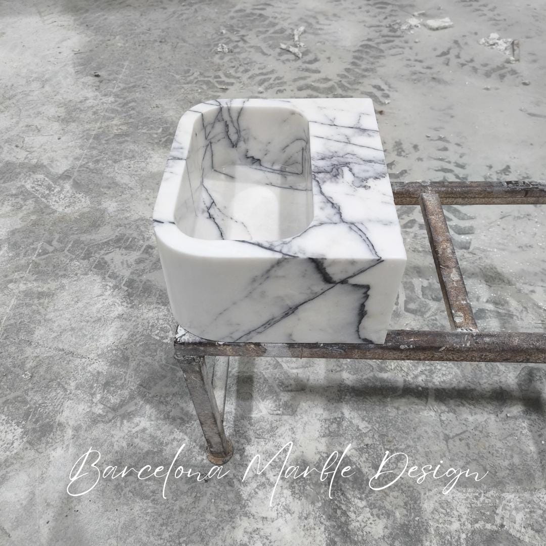 Lilac Marble Sink