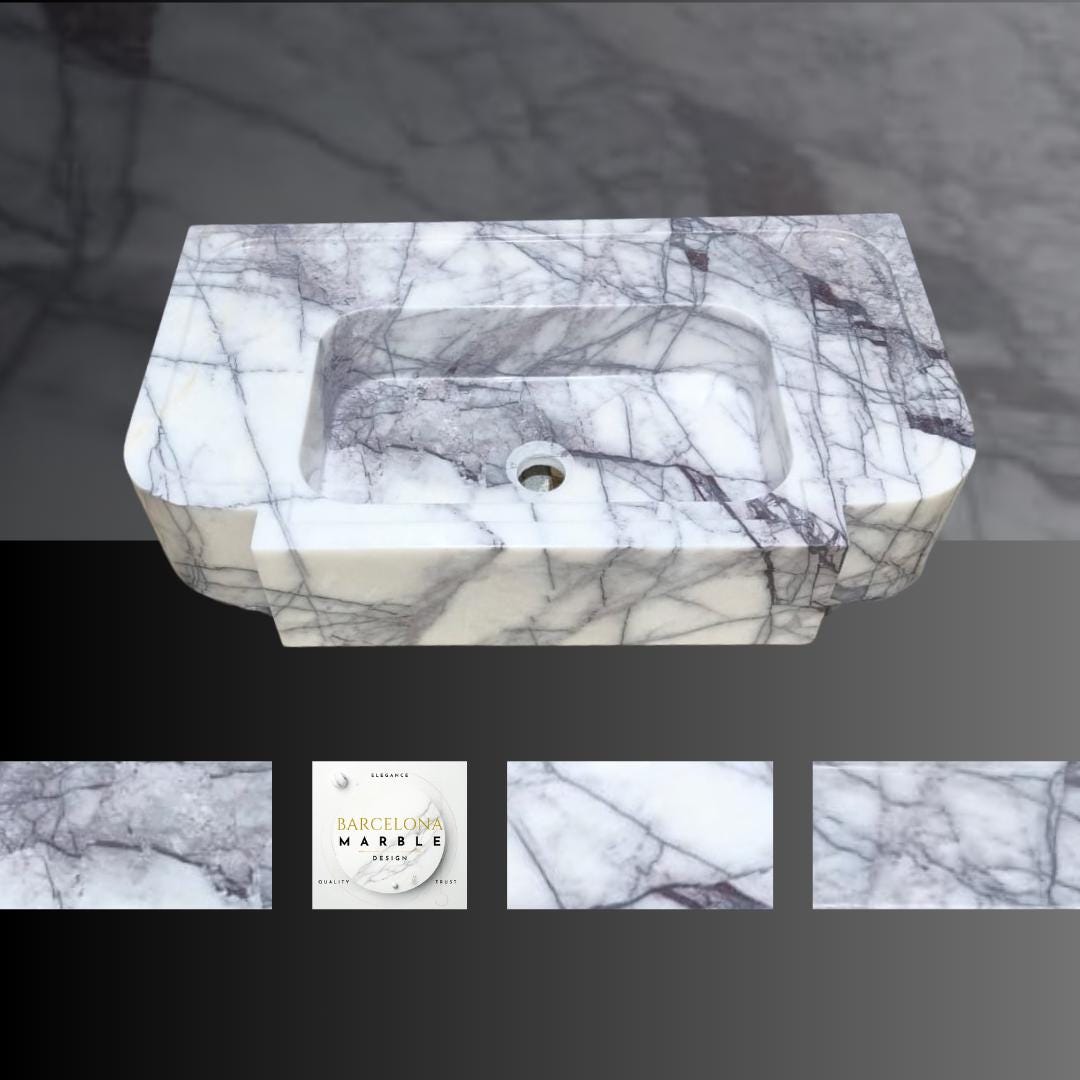 Lilac Marble Sink