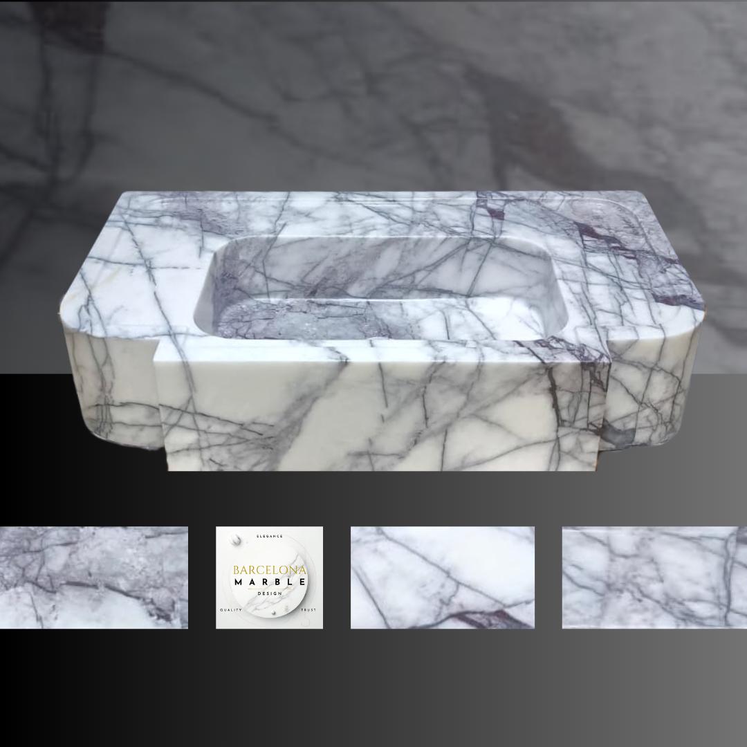 Lilac Marble Sink