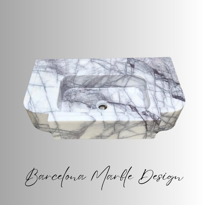 Lilac Marble Sink