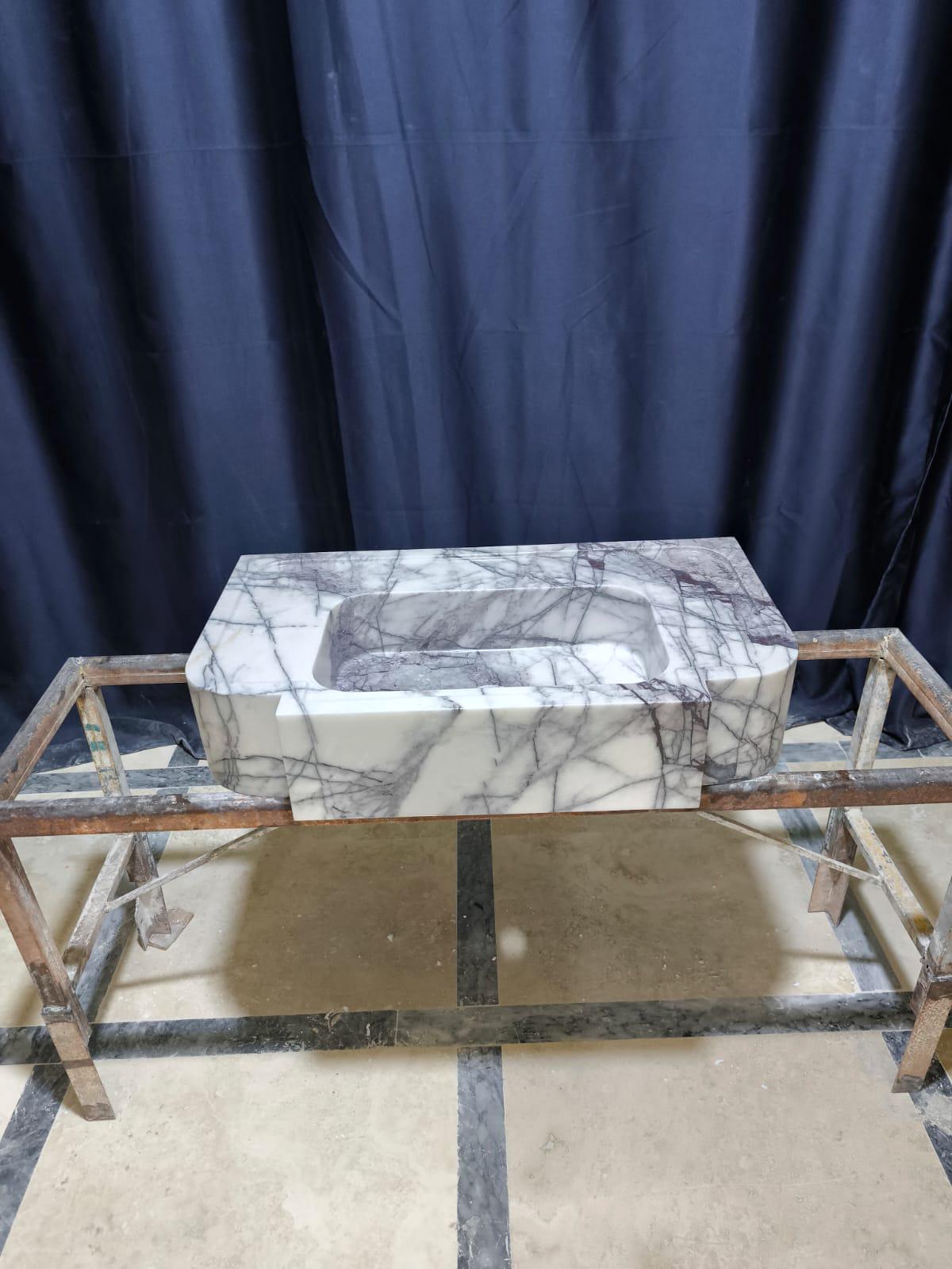 Lilac Marble Sink