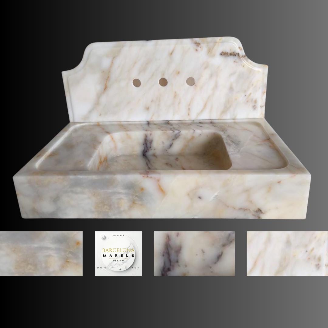 Calacatta Gold Marble Sink