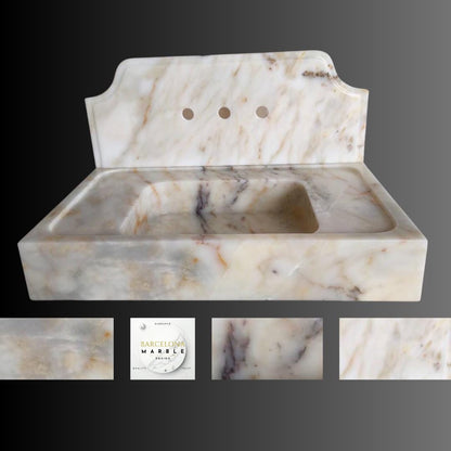Calacatta Gold Marble Sink