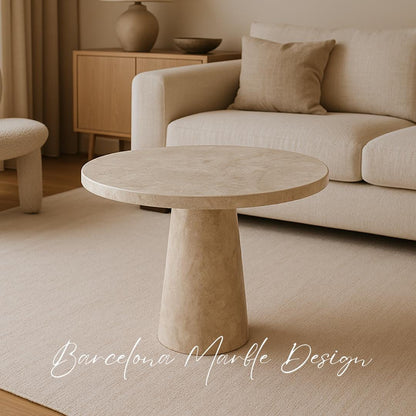 Travertine Plinth Coffee Table