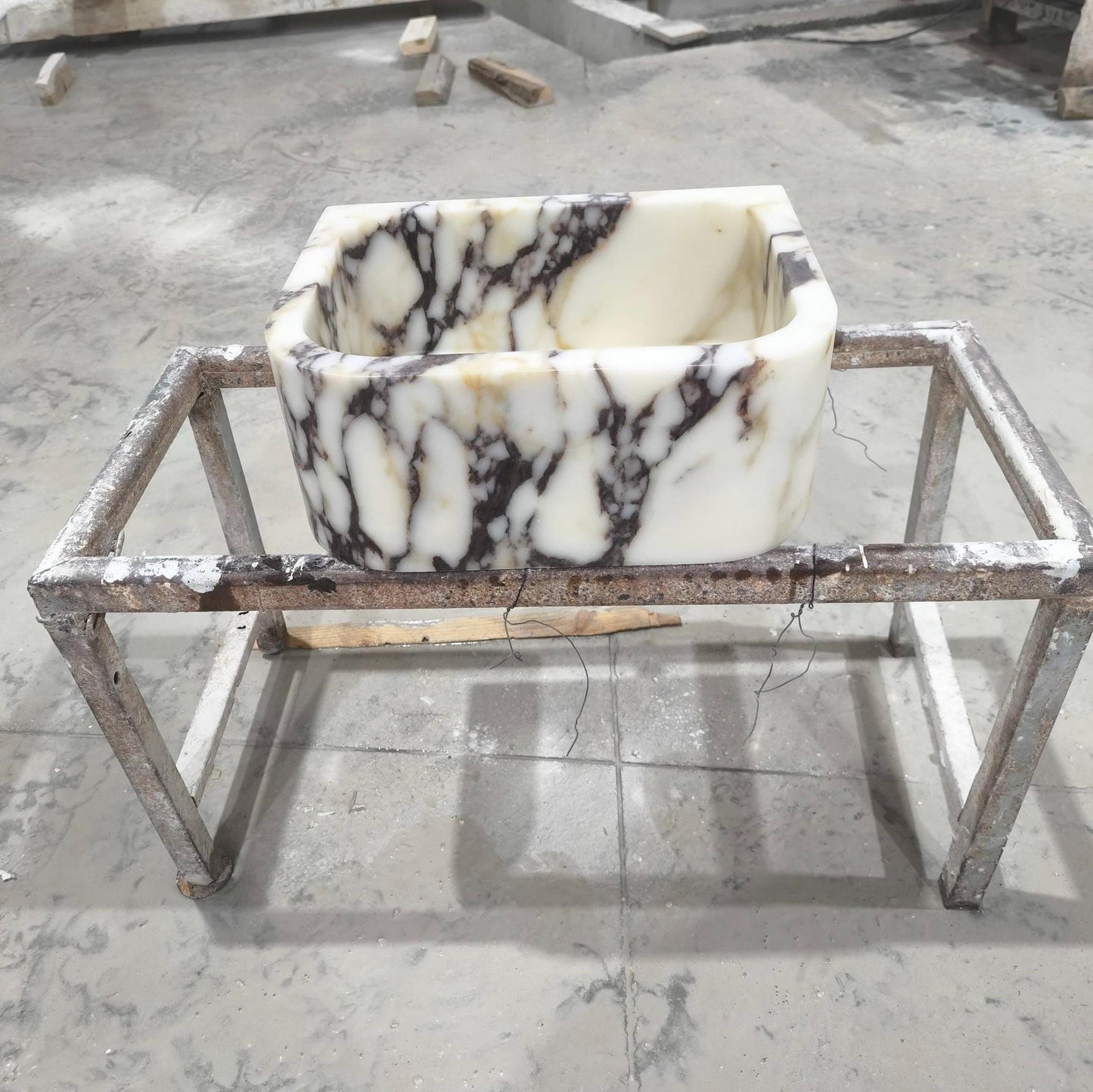 Calacatta Viola Marble Sink