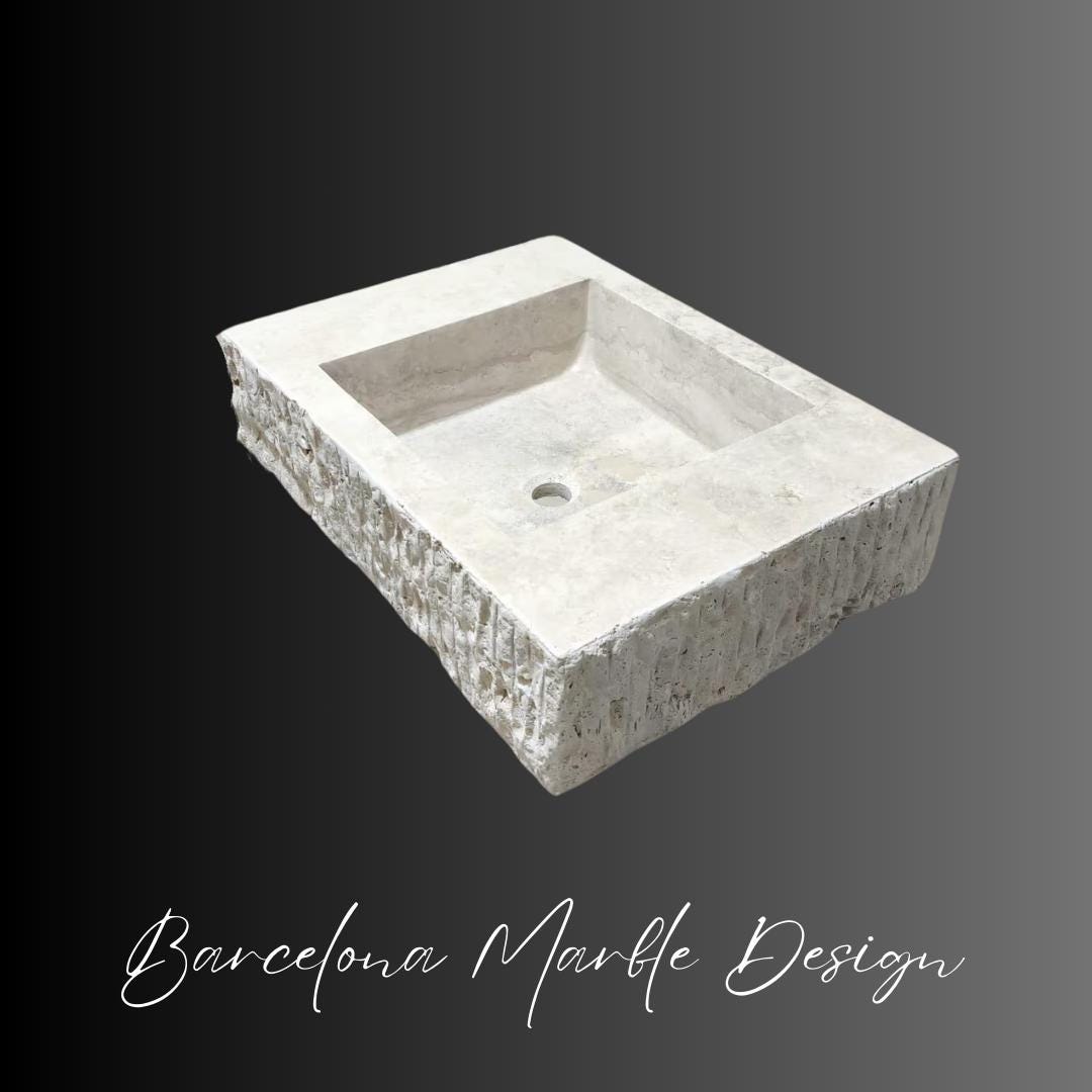 Custom Travertine Sink