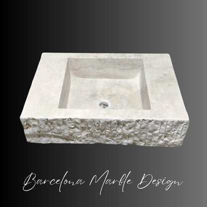 Custom Travertine Sink