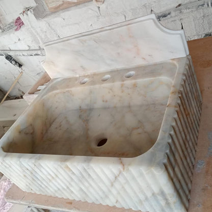 Calacatta Viola Marble Sink