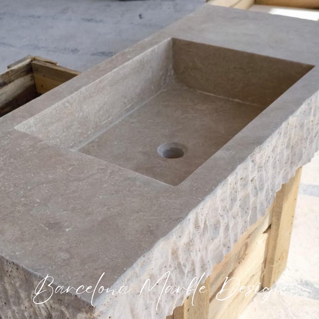 Travertine Marble Sink