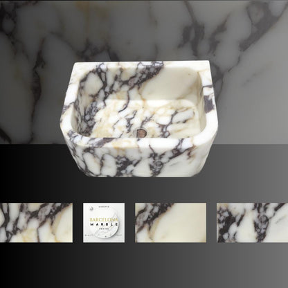 Calacatta Viola Marble Sink