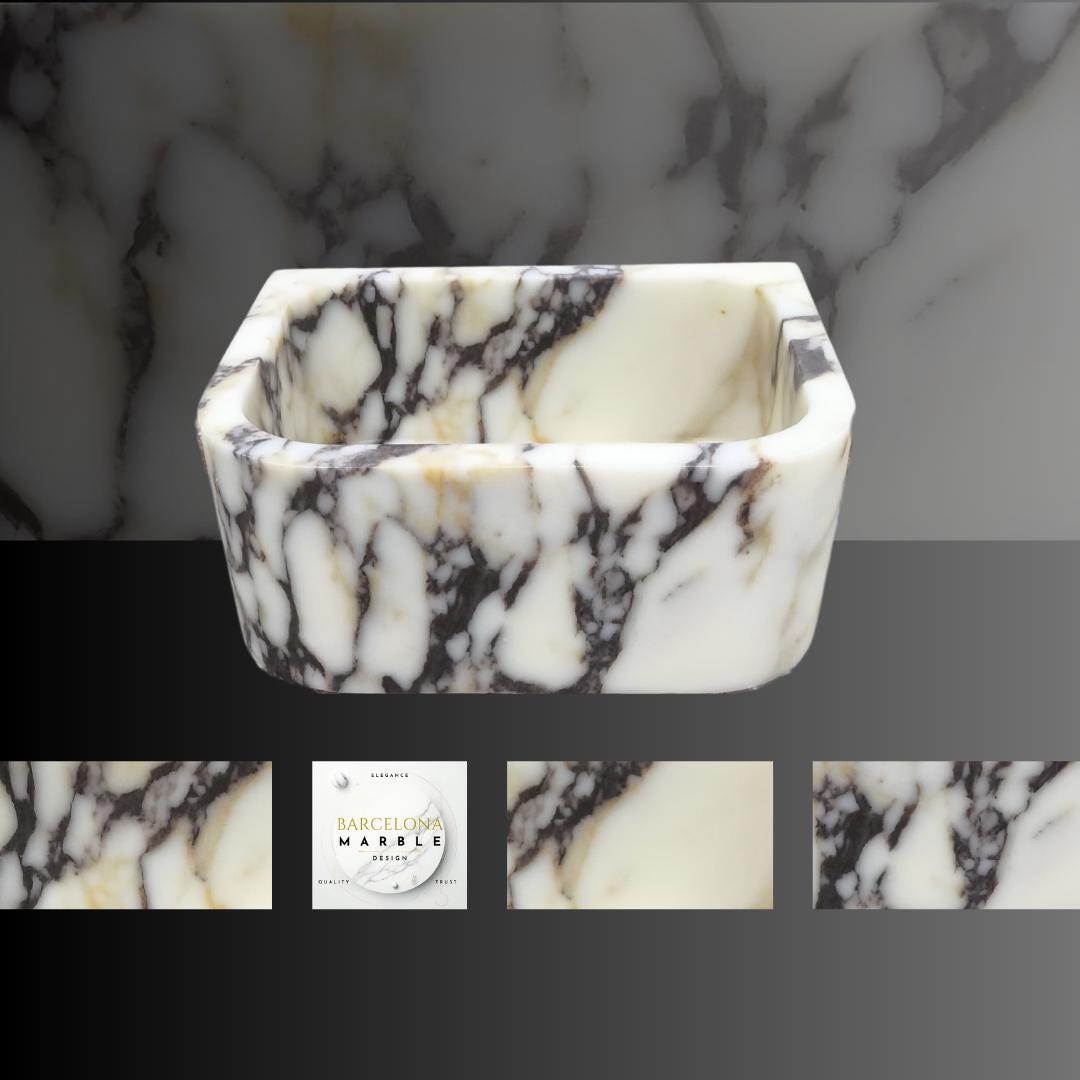 Calacatta Viola Marble Sink