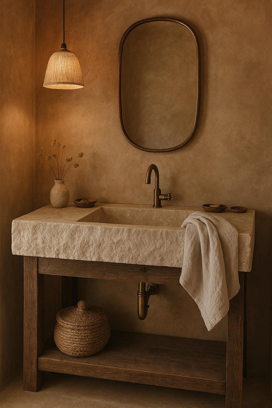Travertine Marble Sink