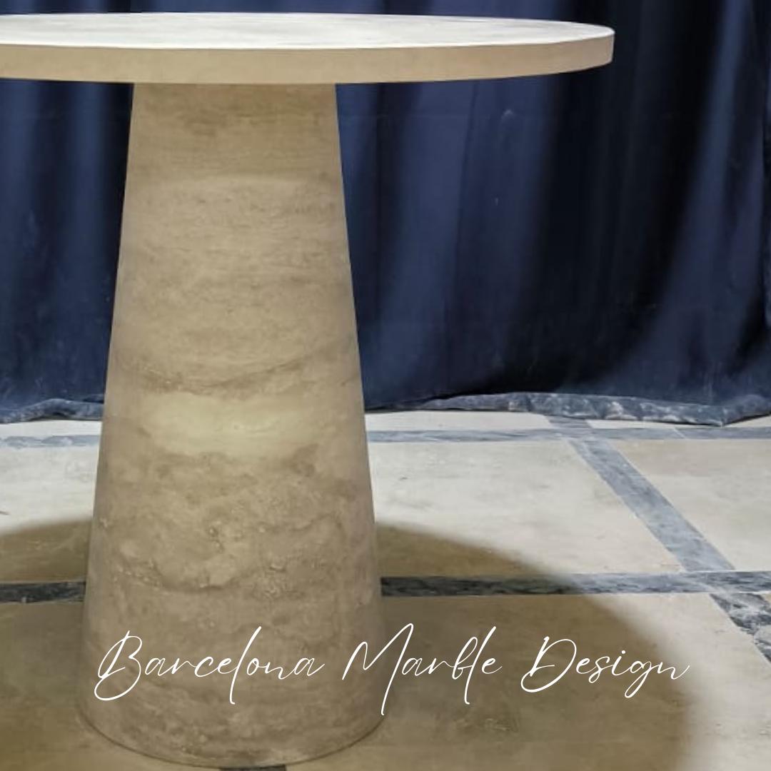 Travertine Plinth Coffee Table