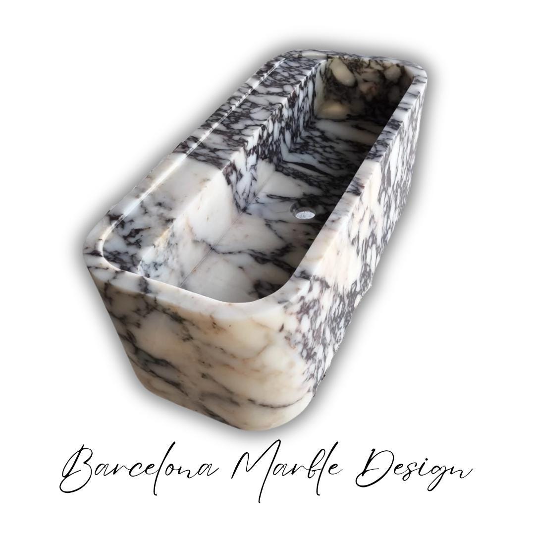 Calacatta Viola Marble Sink
