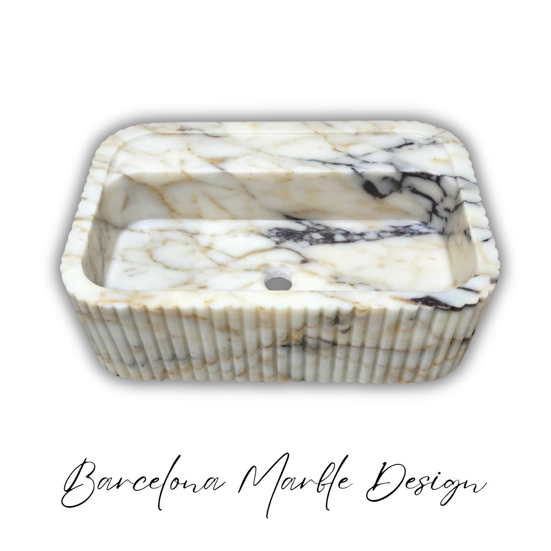 Calacatta Gold Marble Sink