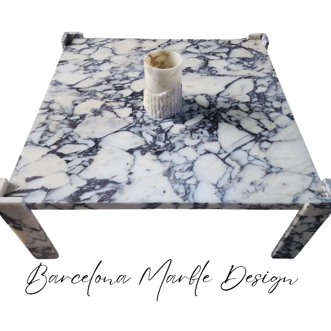 Calacatta Viola Marble Coffee Table