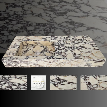 Calacatta Marble Sink for Bathroom