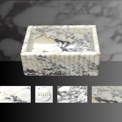 Calacatta Viola Marble Sink