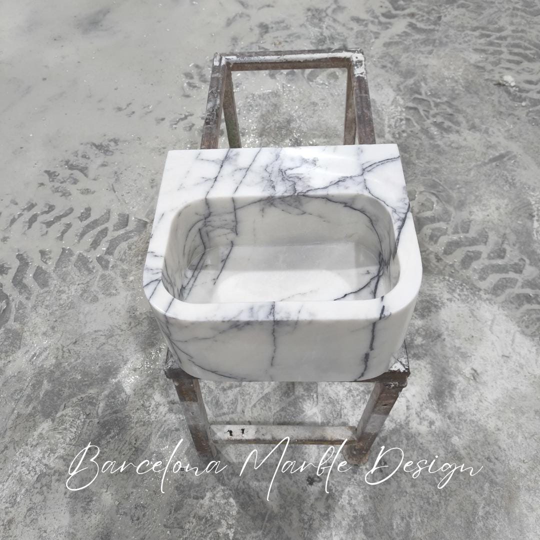 Lilac Marble Sink