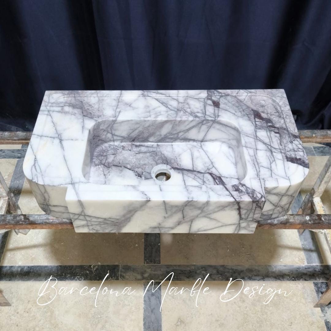 Lilac Marble Sink