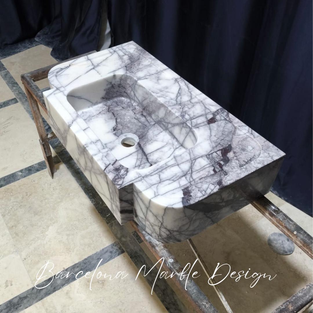 Lilac Marble Sink