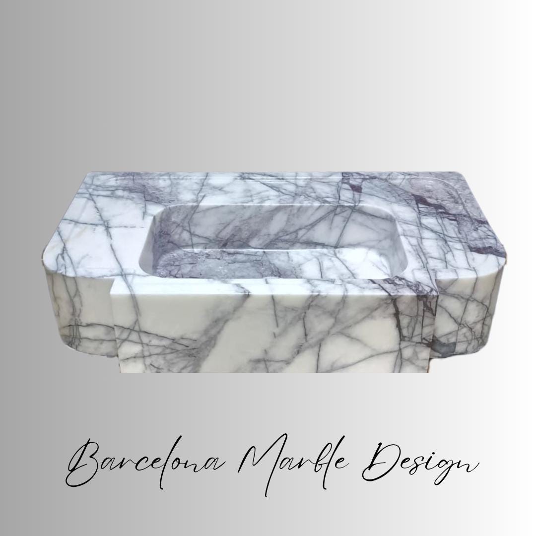 Lilac Marble Sink