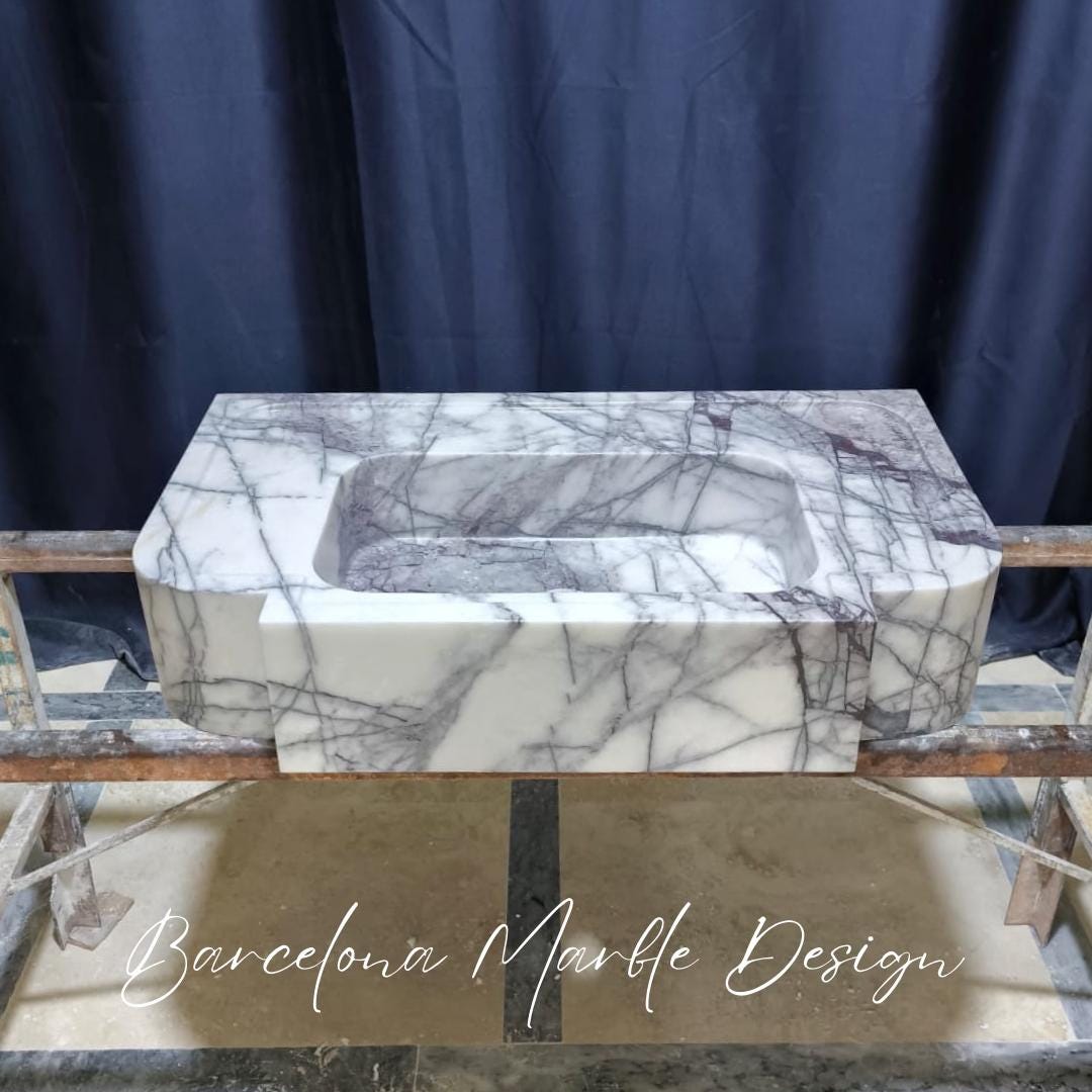 Lilac Marble Sink