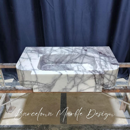 Lilac Marble Sink