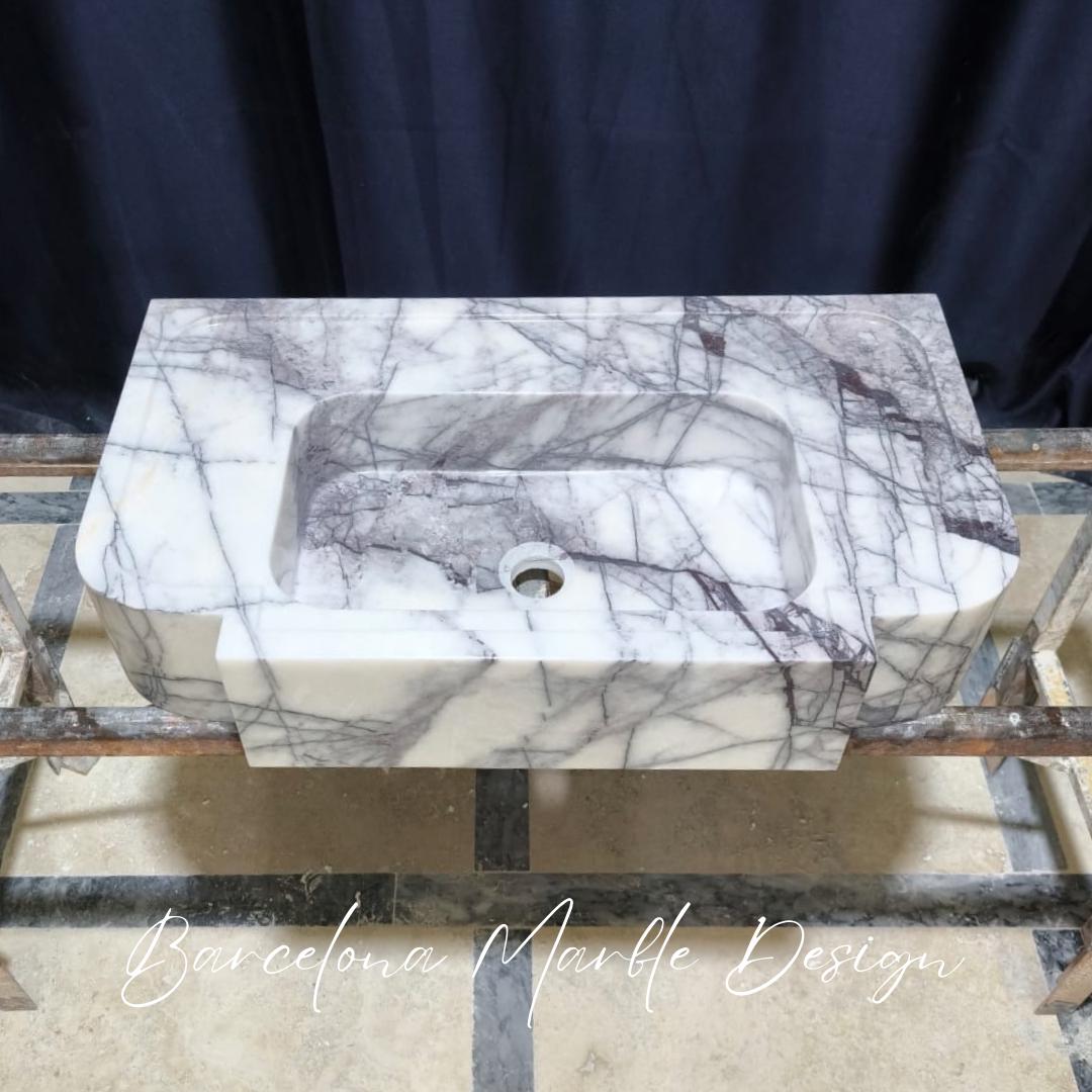 Lilac Marble Sink