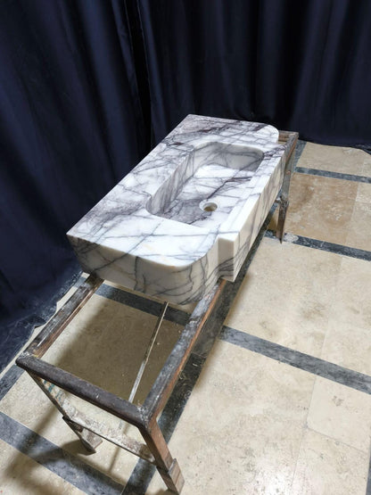 Lilac Marble Sink