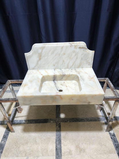 Calacatta Gold Marble Sink