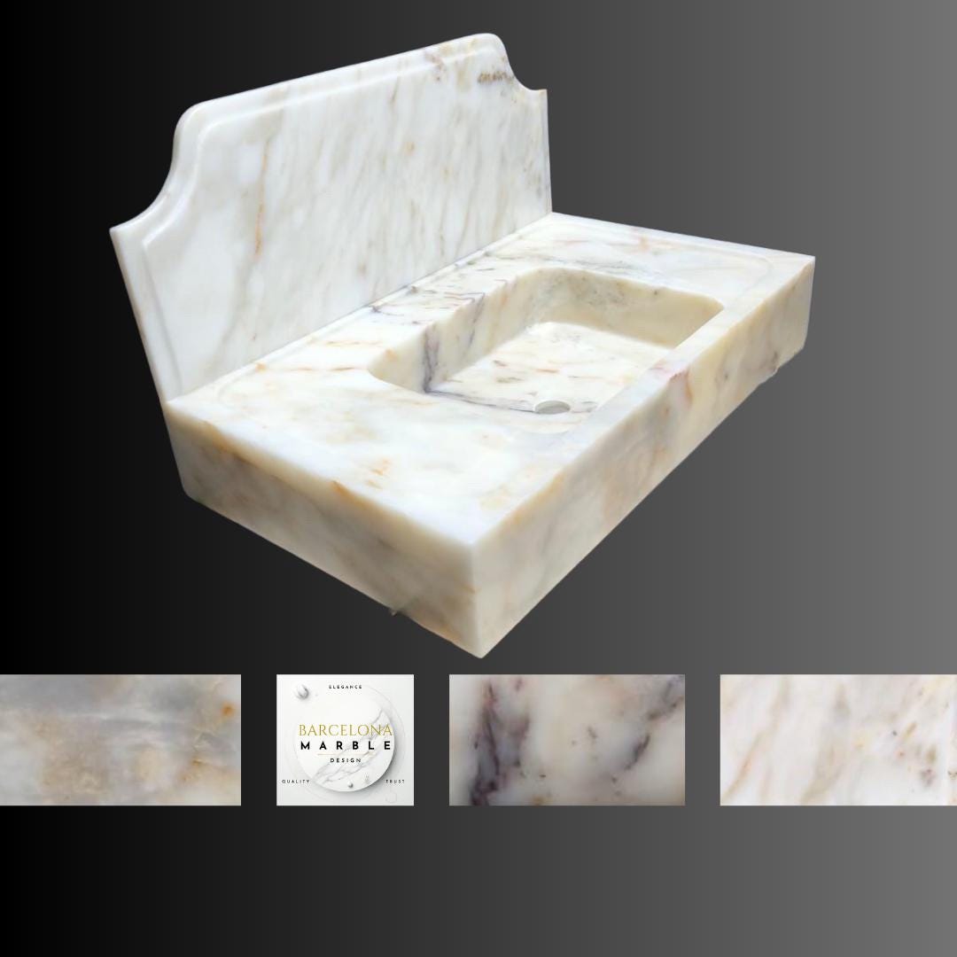 Calacatta Gold Marble Sink