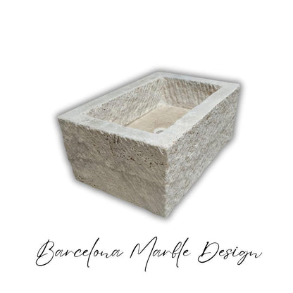 Rustic Travertine Marble Sink