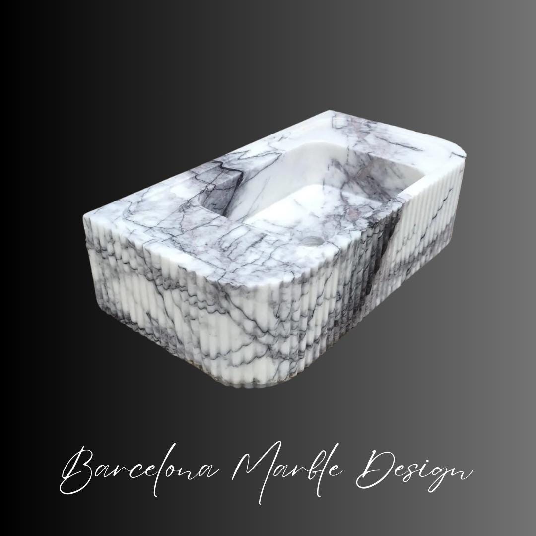 Lilac Marble Sink