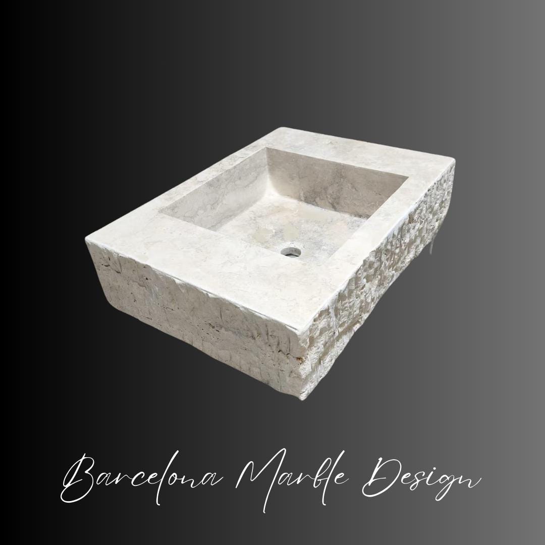 Custom Travertine Sink